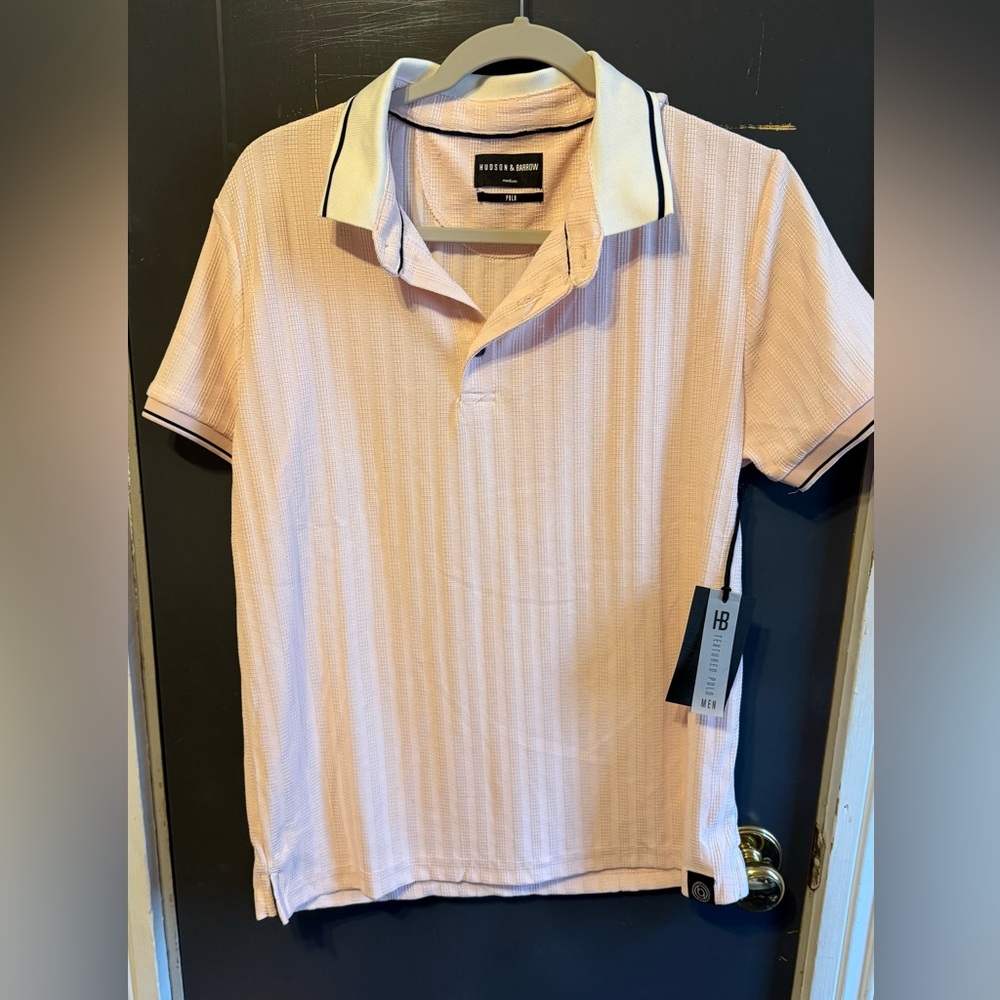 Hudson & Barrow Light Pink Polo Shirt